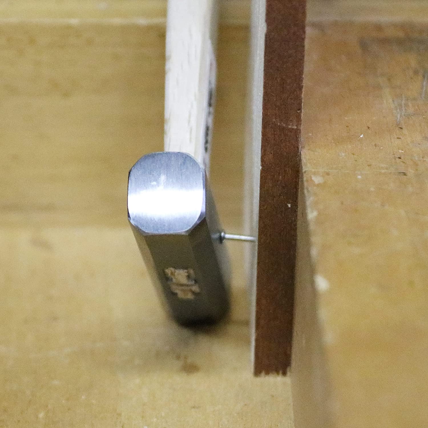 Двосторонній молоток з восьмикутною головою, 300г, (срібний) - Зображення 4