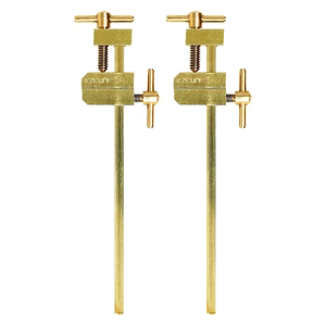 KAKURI Bar Clamps 120㎜ 2Pcs , Brass Gold