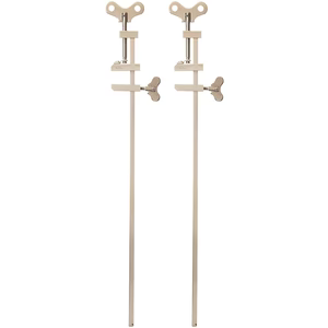 KAKURI Bar Clamps 600㎜ 2Pcs , Steel Silver